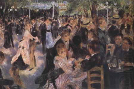 Ball at the Moulin de la Galette (nn03), Pierre-Auguste Renoir